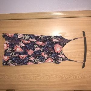 Flower print sun dress